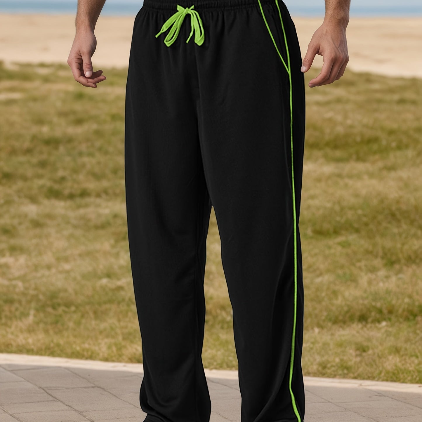 Men'S Athletic Long Pants, Stylish for Running, Fitness, And Casual Outings.