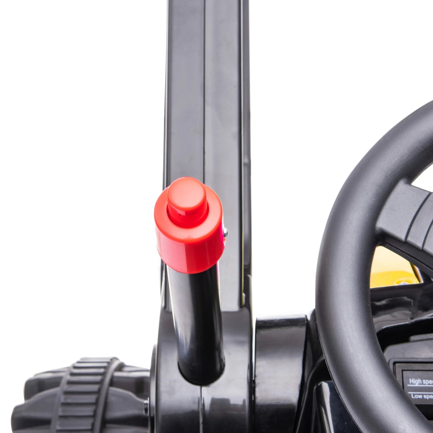 Electric Kids' Ride-On Construction Excavator, Rechargeable Tractor Toy, Yellow