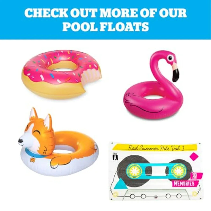Giant Octopus Tentacles Pool Float 5 Feet Wide Inflatable Floatie Tube Blow-up Swim Ring Outdoor Summer Pool Party Water Toy