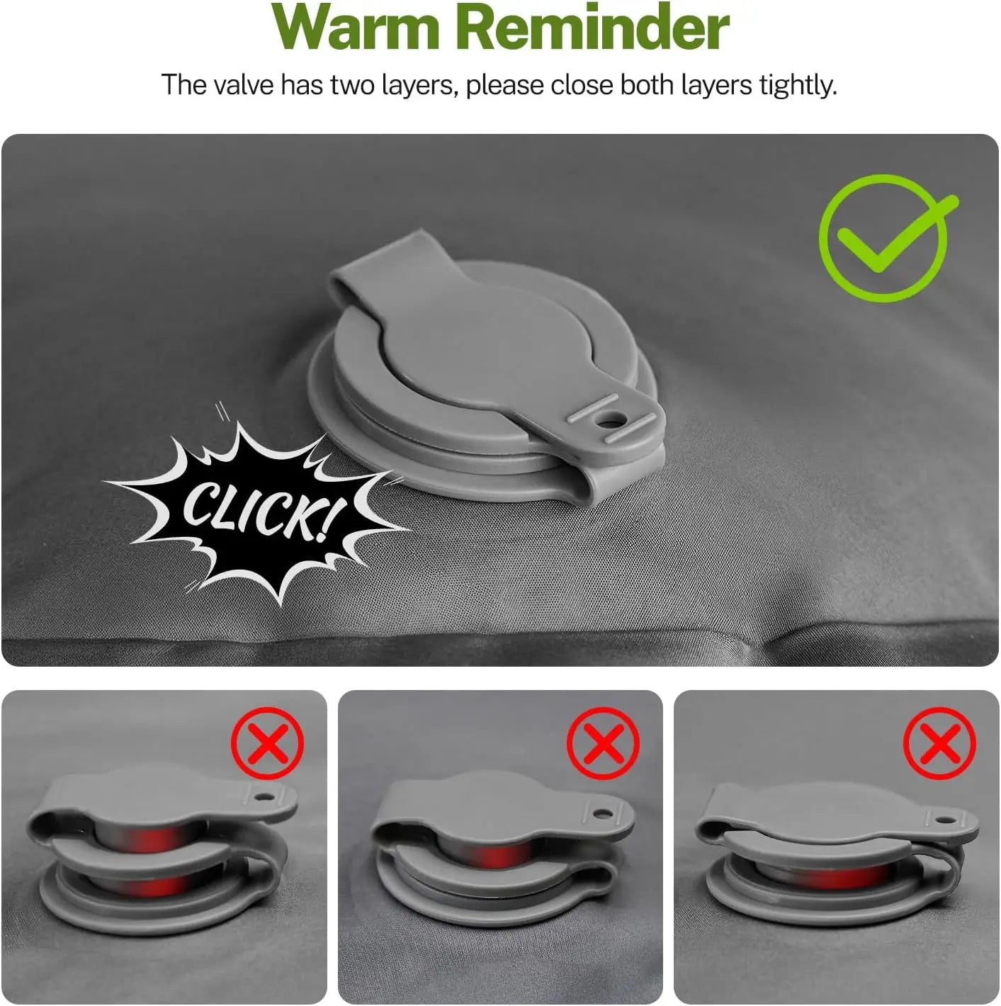 Sleeping Pad for Camping,6"Extra-Thick Reinforced Camping Sleeping Pad with Pillows,Built-in Foot Pump,Ultralight Self Inflating