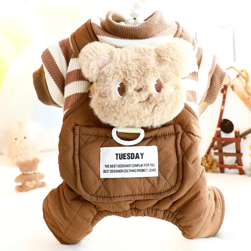 Winter Pet Dog Vest Jacket for Small Medium Dogs Cats pet Warm Cotton Clothes Puppy Yorkie Chihuahua Coat Maltese Bulldog wear