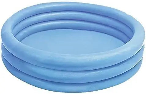 Crystal Blue Inflatable Kiddie Pool, 45in x 10in, Includes Repair Patch for Summer Fun