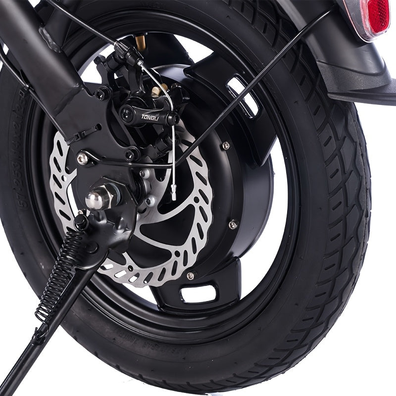 14 Inch Foldable Electric Bicycle, Clearance Dealership, 330 Pound Load-bearing Capacity, Max Speed Of 20 MPH, 48V Lithium Battery, Range Of Approximately 18-28 Miles, Portable Folding Design, Outdoor Cycling Exercise, Urban