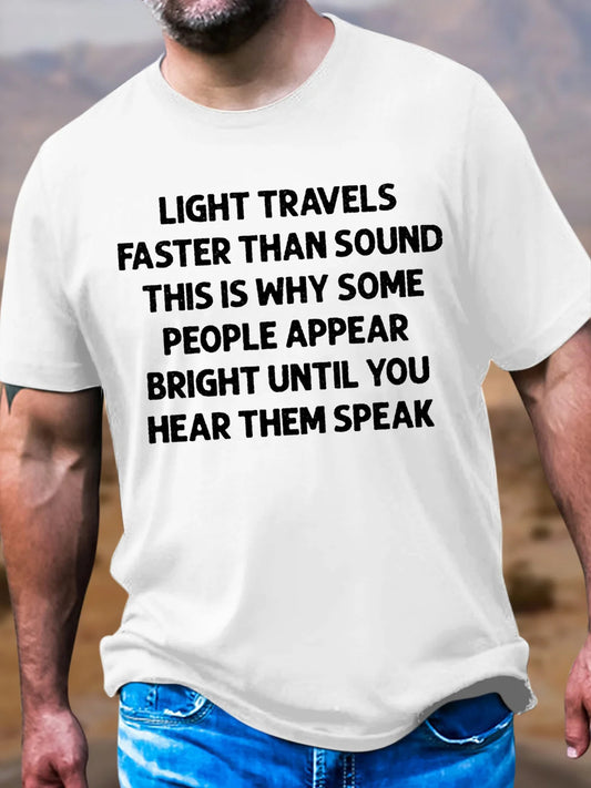Summer Men'S Fashion Patterned Short-Sleeve T-Shirt