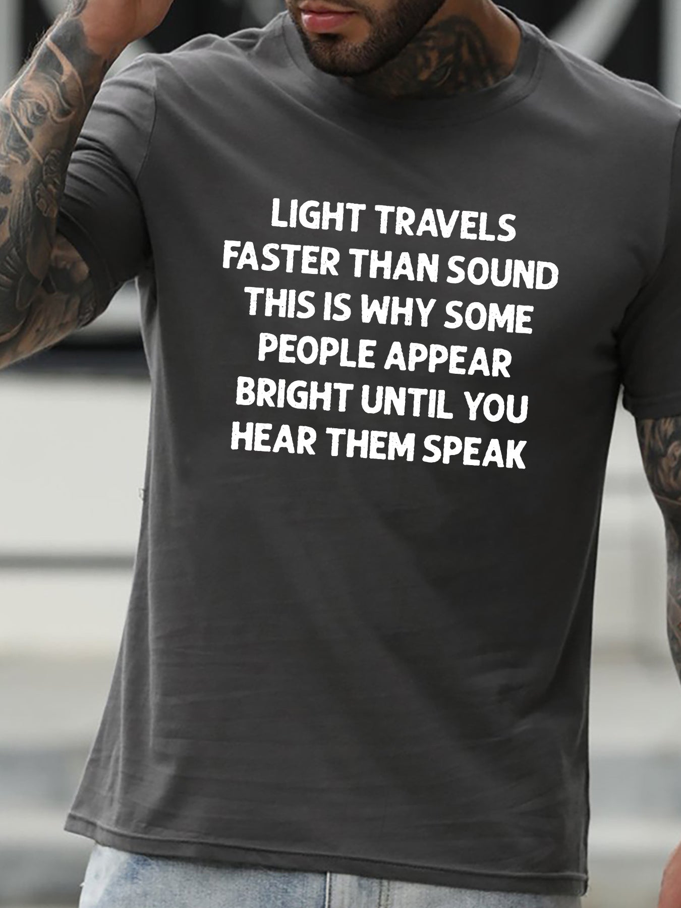 Summer Men'S Fashion Patterned Short-Sleeve T-Shirt