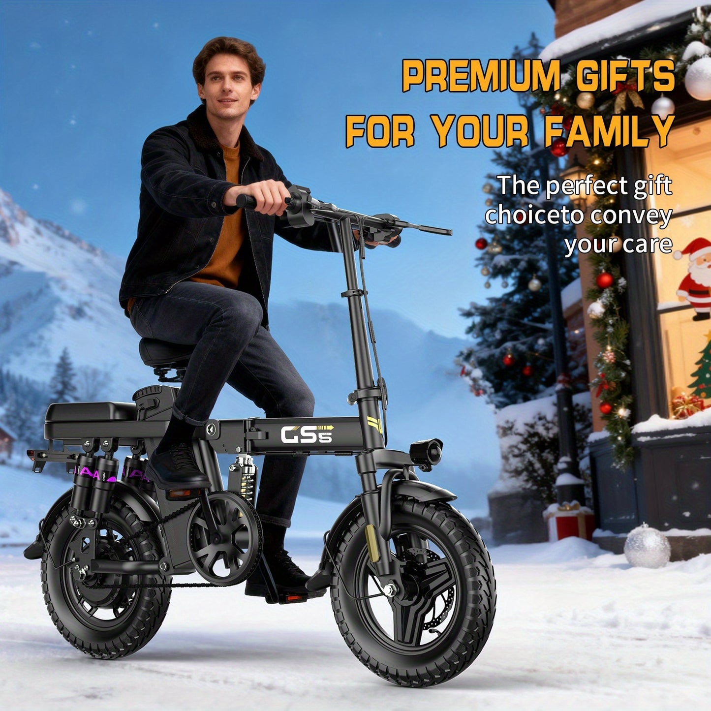 Adult Electric Bicycle, 500W Motor, 20 Miles Per Hour, 10-35 Miles Of Range, 48V 8AH/10AH/15AH Battery, Mini Folding Electric Bicycle, Lightweight Adult Electric Bicycle, Suitable For Urban Commuting, Christmas Gift For Teena
