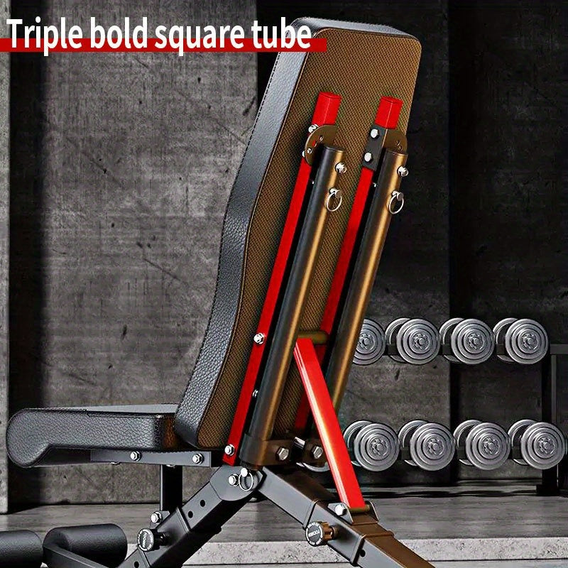 Shoulder and Chest Muscle Exercise Dumbbell Bench, Home Fitness Chair, Bench Press and Sit-Up Assist Equipment, Barbell Fly Foldable Multifunctional Fitness Bench