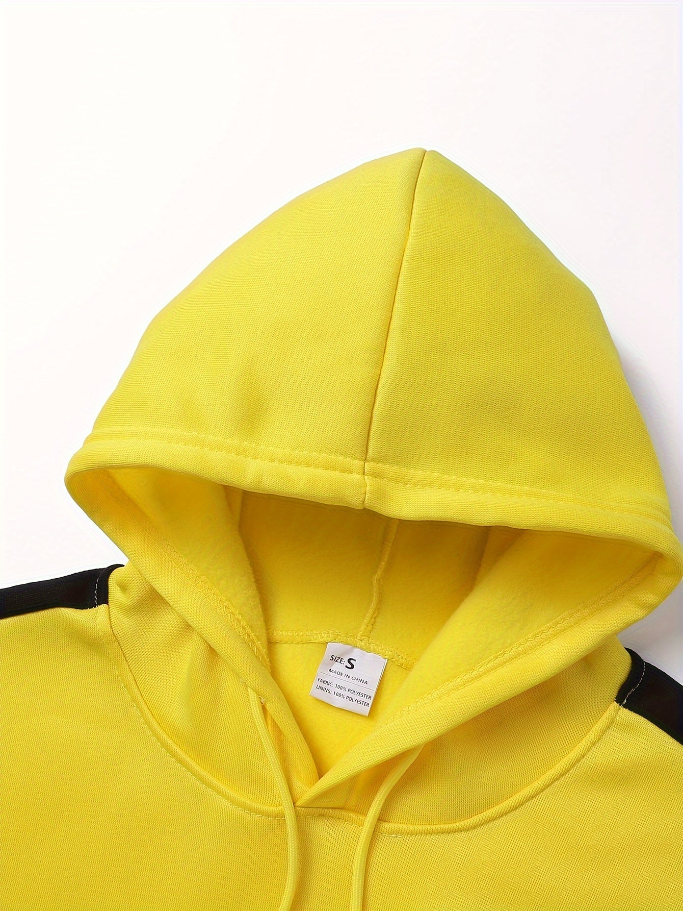 Europe and the United States Men's long-sleeved hoodie two-piece fashion casual sports suit Men's patchwork hoodie