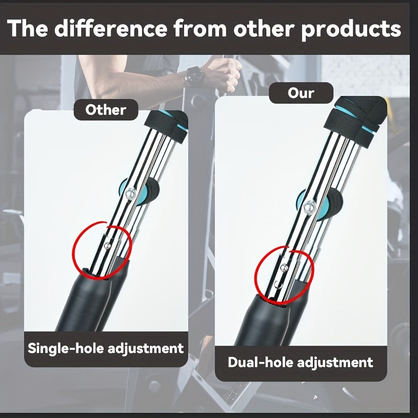 Arm Strength Trainer U-shaped Multi-functional Adjustable Forearm Strengthener Chest Exercise Equipment, Triceps, Portable Spring Resistance 2 Levels Of Adjustable Resistance Bands, Comfortable Grip, Detachable Design, 60-100