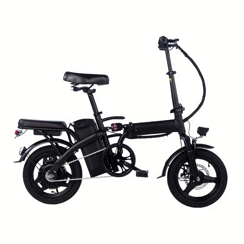 14 Inch Foldable Electric Bicycle, Clearance Dealership, 330 Pound Load-bearing Capacity, Max Speed Of 20 MPH, 48V Lithium Battery, Range Of Approximately 18-28 Miles, Portable Folding Design, Outdoor Cycling Exercise, Urban