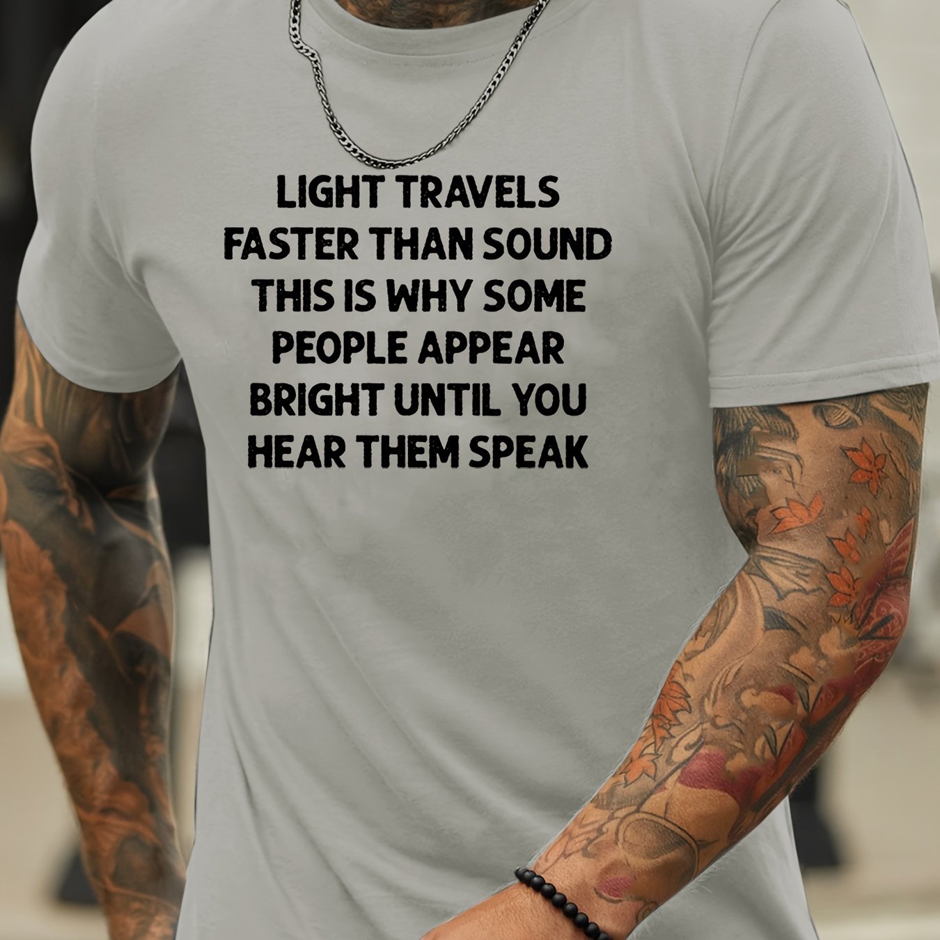 Summer Men'S Fashion Patterned Short-Sleeve T-Shirt