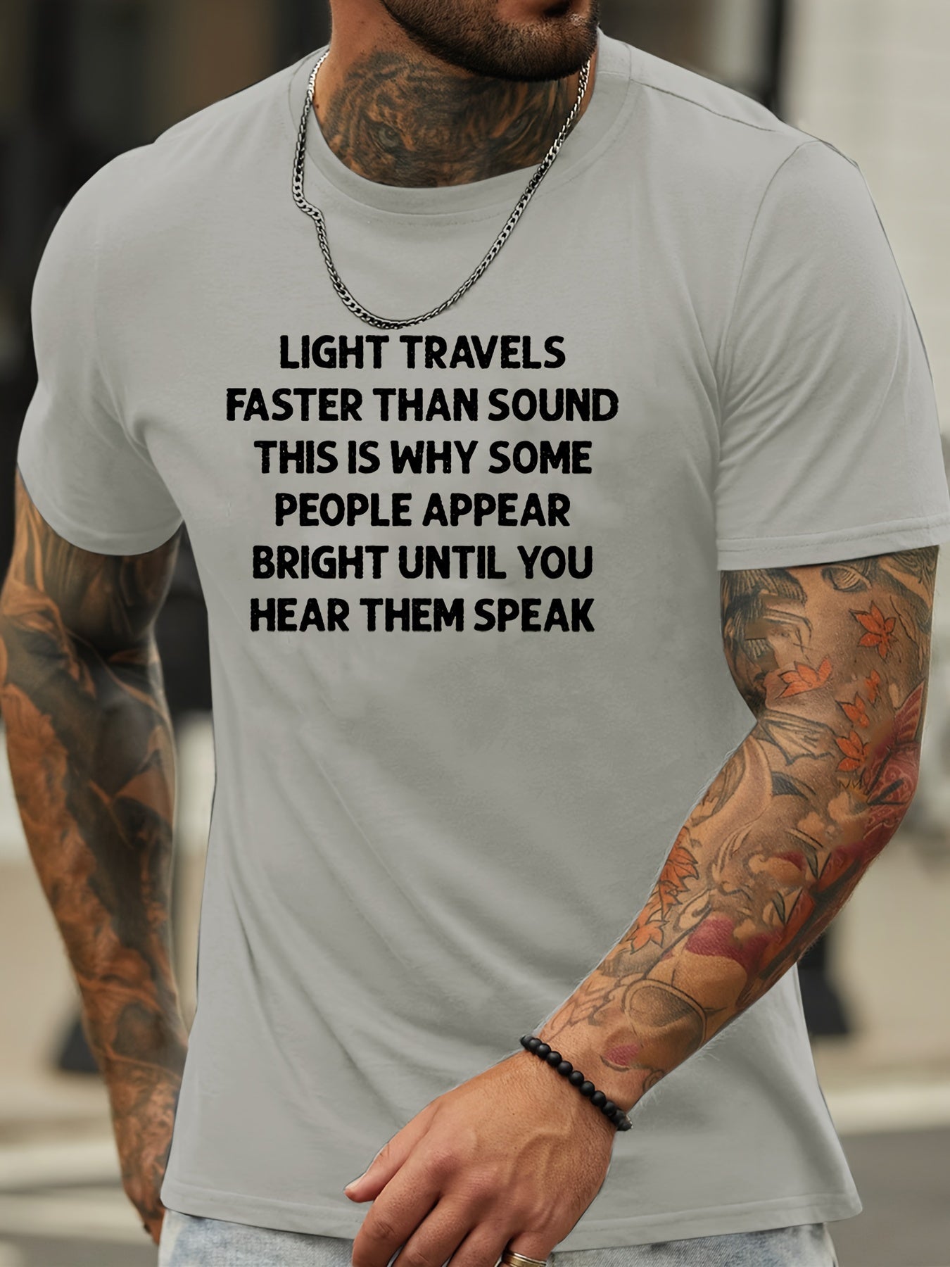 Summer Men'S Fashion Patterned Short-Sleeve T-Shirt
