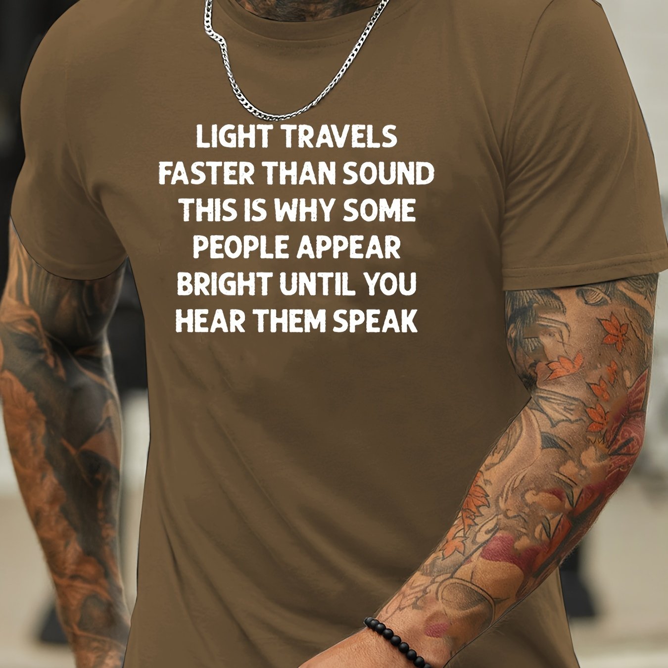 Summer Men'S Fashion Patterned Short-Sleeve T-Shirt