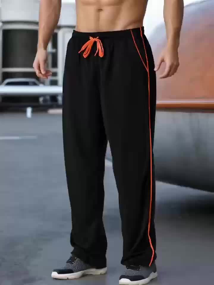 Men'S Athletic Long Pants, Stylish for Running, Fitness, And Casual Outings.