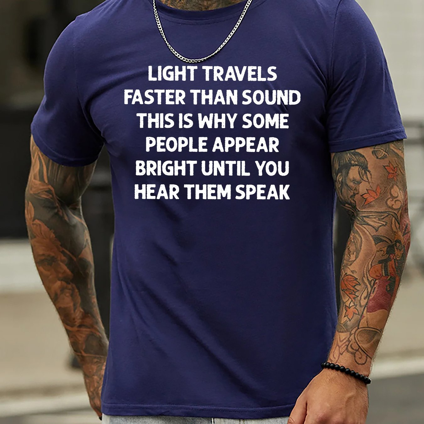 Summer Men'S Fashion Patterned Short-Sleeve T-Shirt