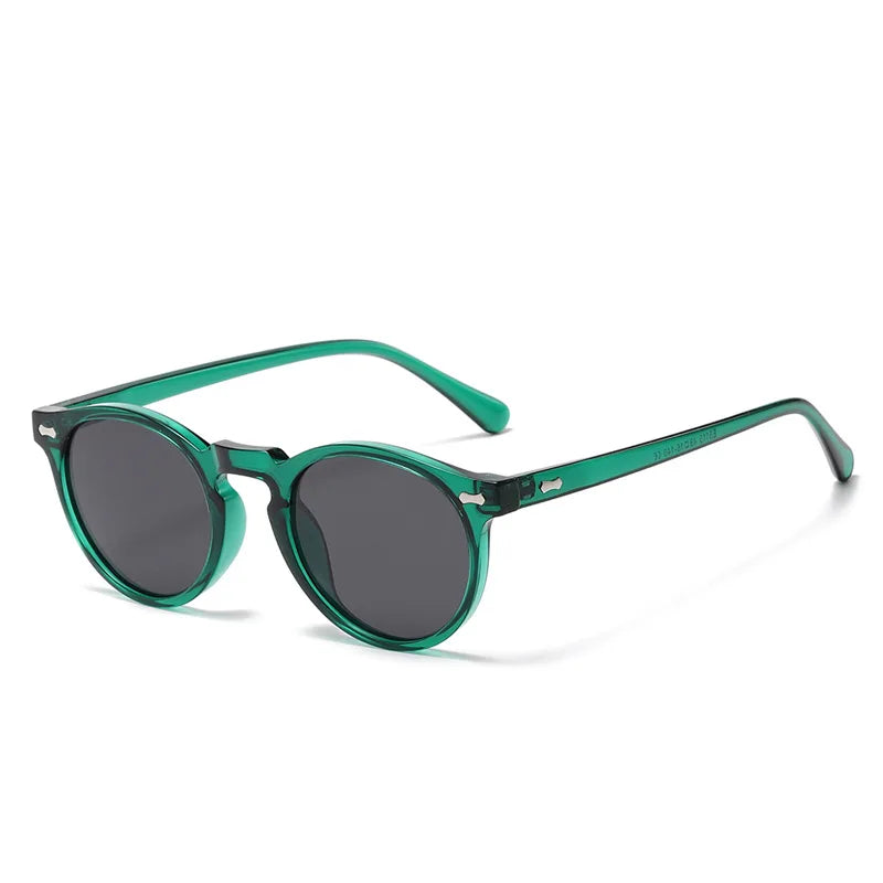 Designer Circular Reading Sunglasses Men Women Vintage Tinted Finished Prescription Glasses Positive Diopter Outdoor Sunshade