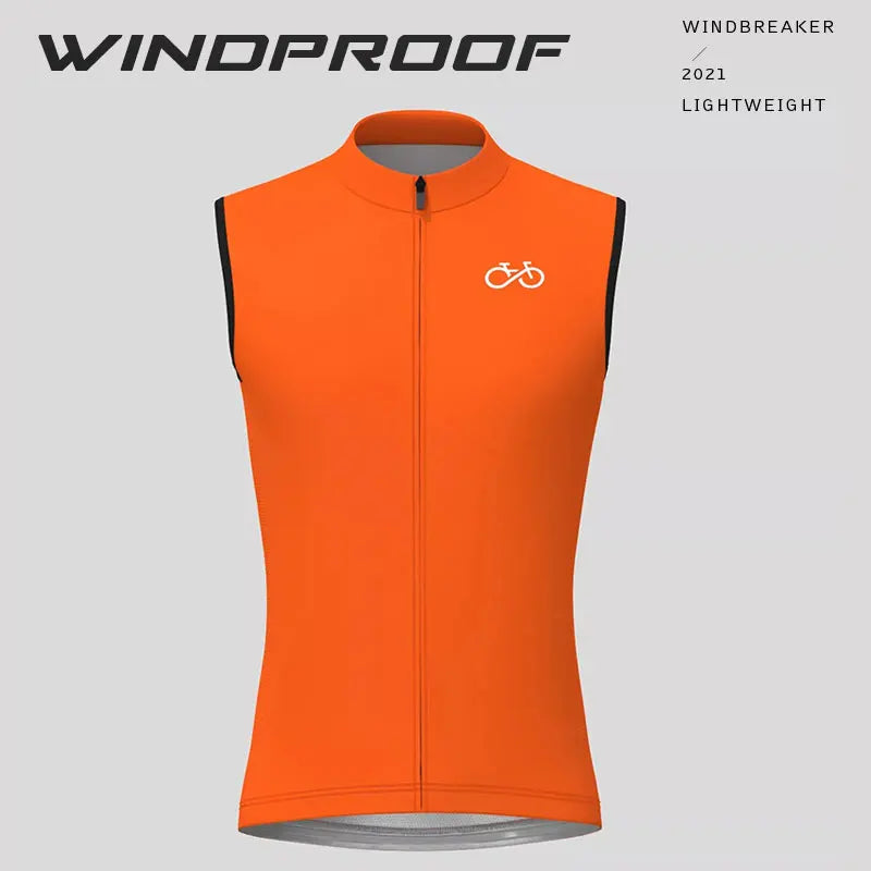 Bike Team Summer Cycling Vest Sleeveless Windproof Bicycle Vest MTB Bike Tops Racing Gilet Ropa Ciclismo Lightweight Bike Jacket