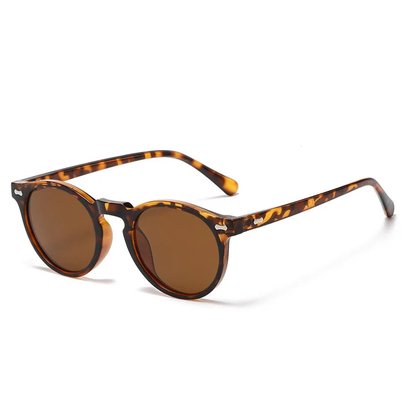 Designer Circular Reading Sunglasses Men Women Vintage Tinted Finished Prescription Glasses Positive Diopter Outdoor Sunshade