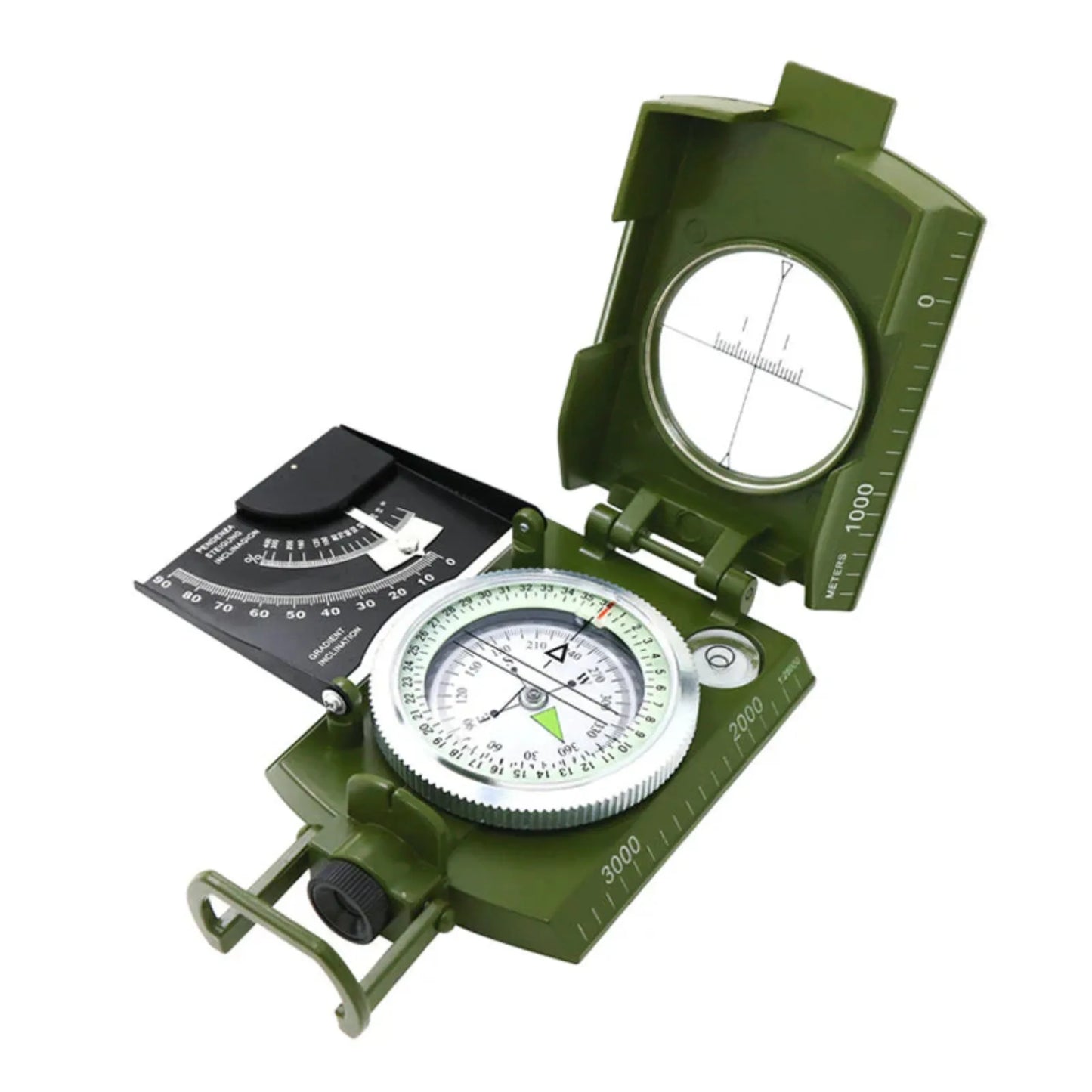 Multifunctional Military Aiming Navigation Compass Outdoor Equipment Exploration Treasure Hunting Camping Hiking Survival Tools