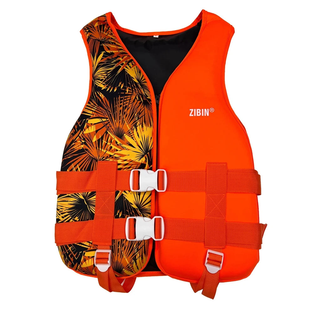 Rafting Neoprene Life Jacket Swimming Fishing Women Vest Snorkeling For Adult Kids Kayaking Boating Survival Suit Sports Men