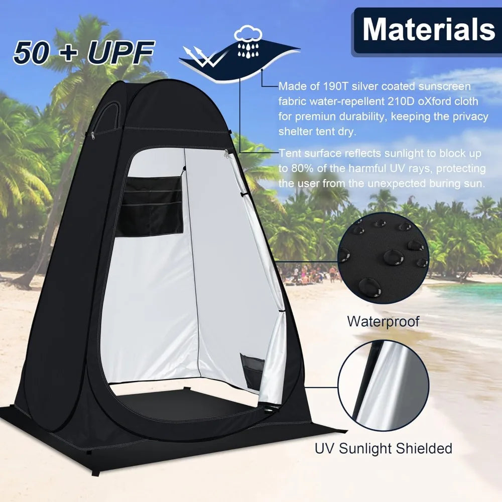 Portable Camping Privacy Tent - Outdoor Shower & Changing Room for Ultimate Privacy & Convenience