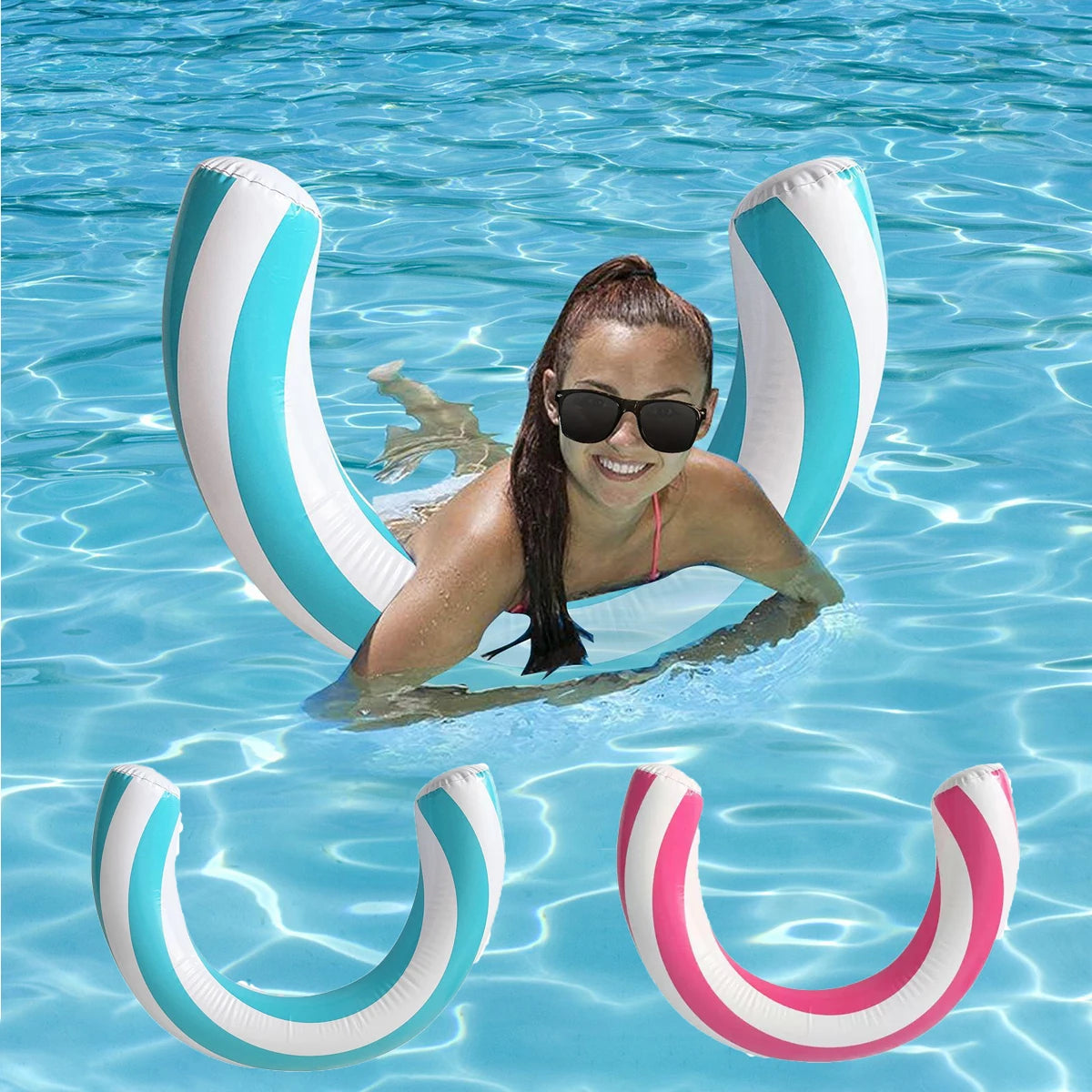 PVC Swimming Ring, Inflatable Arc swimming Pool float