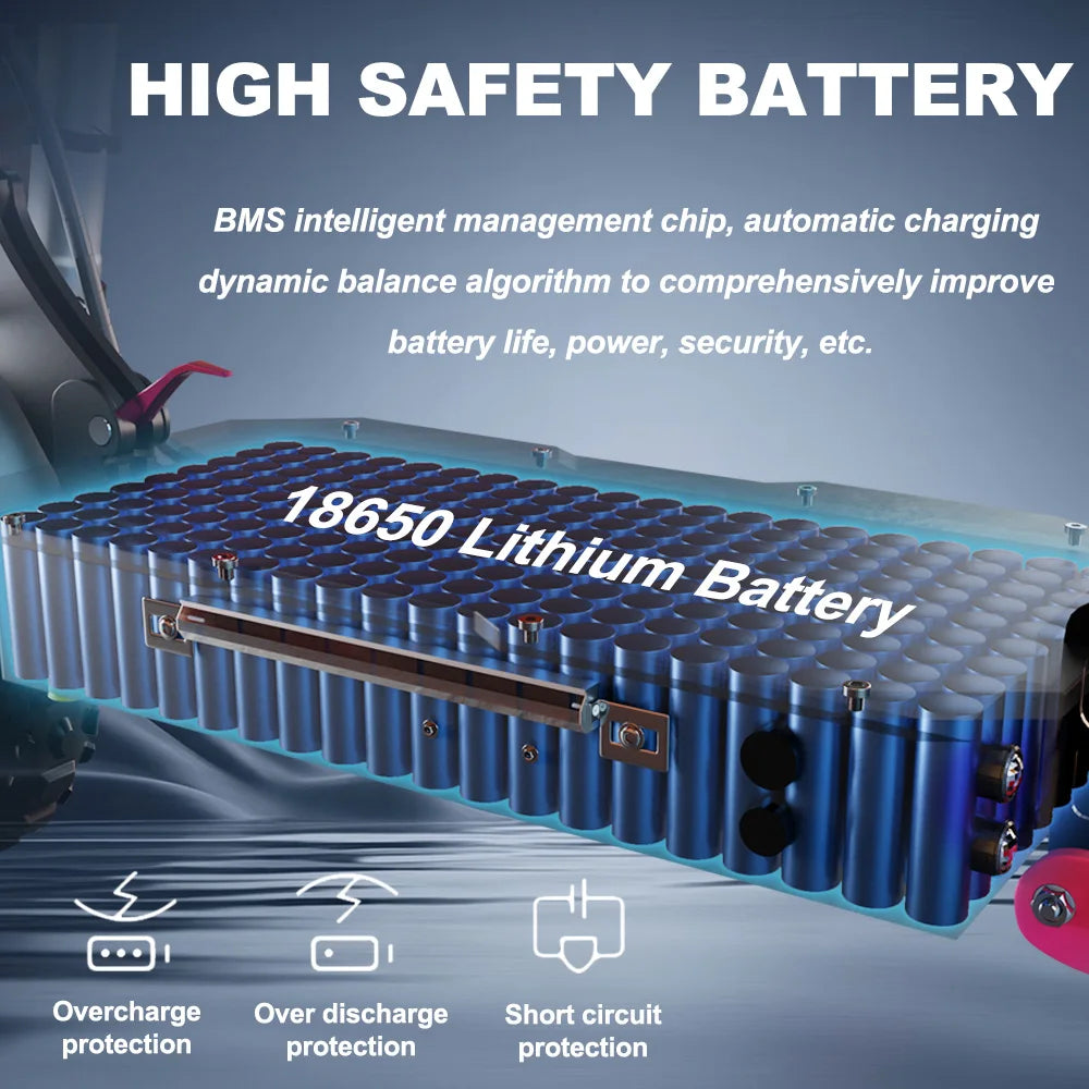 Multi-Model Electric Scooter 1200W-6000W Motor Power 13/20AH Battery E-Scooter 45-80KM/H Max Speed  Fast Shipping for Adults