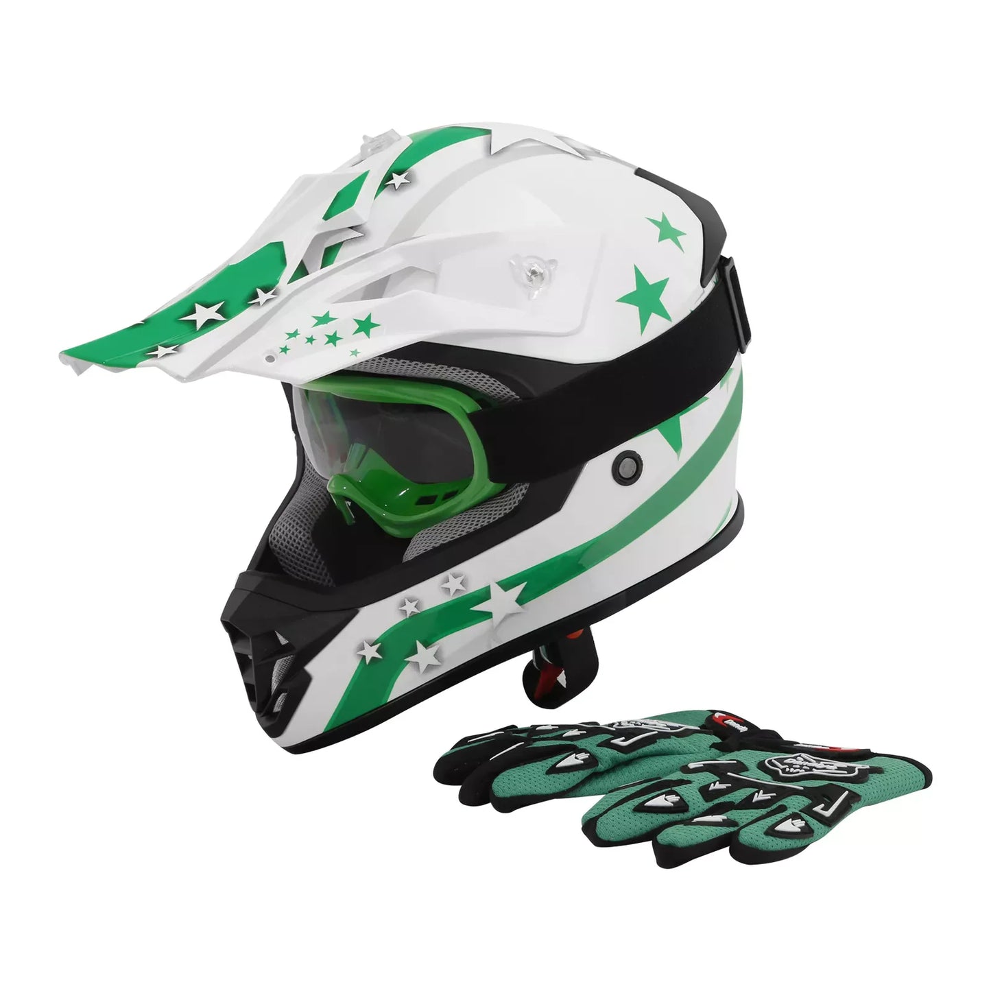 DOT Youth Helmet Child Kids Motorcycle Full Face Offroad Dirt Bike ATV S M L XL