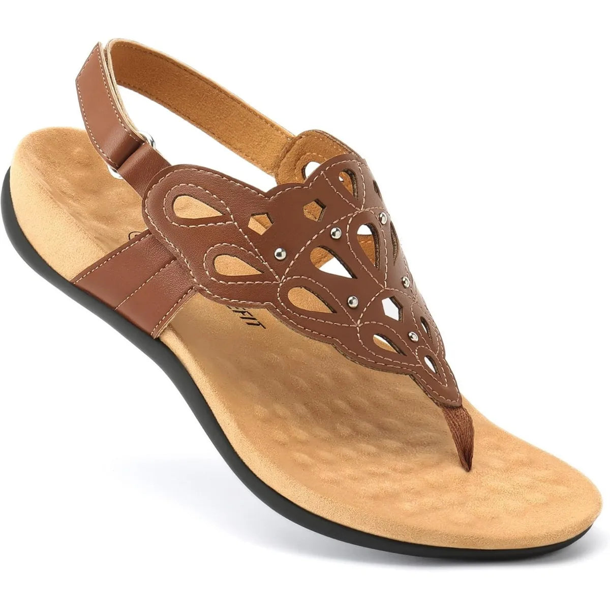 Orthopedic Sandals for Women Summer Adjustable Orthotic Thong Sandals with Arch Support
