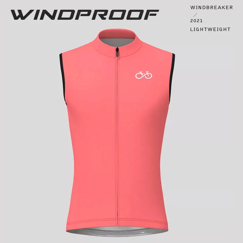 Bike Team Summer Cycling Vest Sleeveless Windproof Bicycle Vest MTB Bike Tops Racing Gilet Ropa Ciclismo Lightweight Bike Jacket