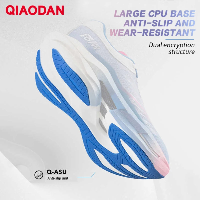 QIAODAN TG PLAID Running Shoes 2026 For Man Trainers Cushioning Carbon Board Sport Shoes Rebound Training Sneakers QDB023253295