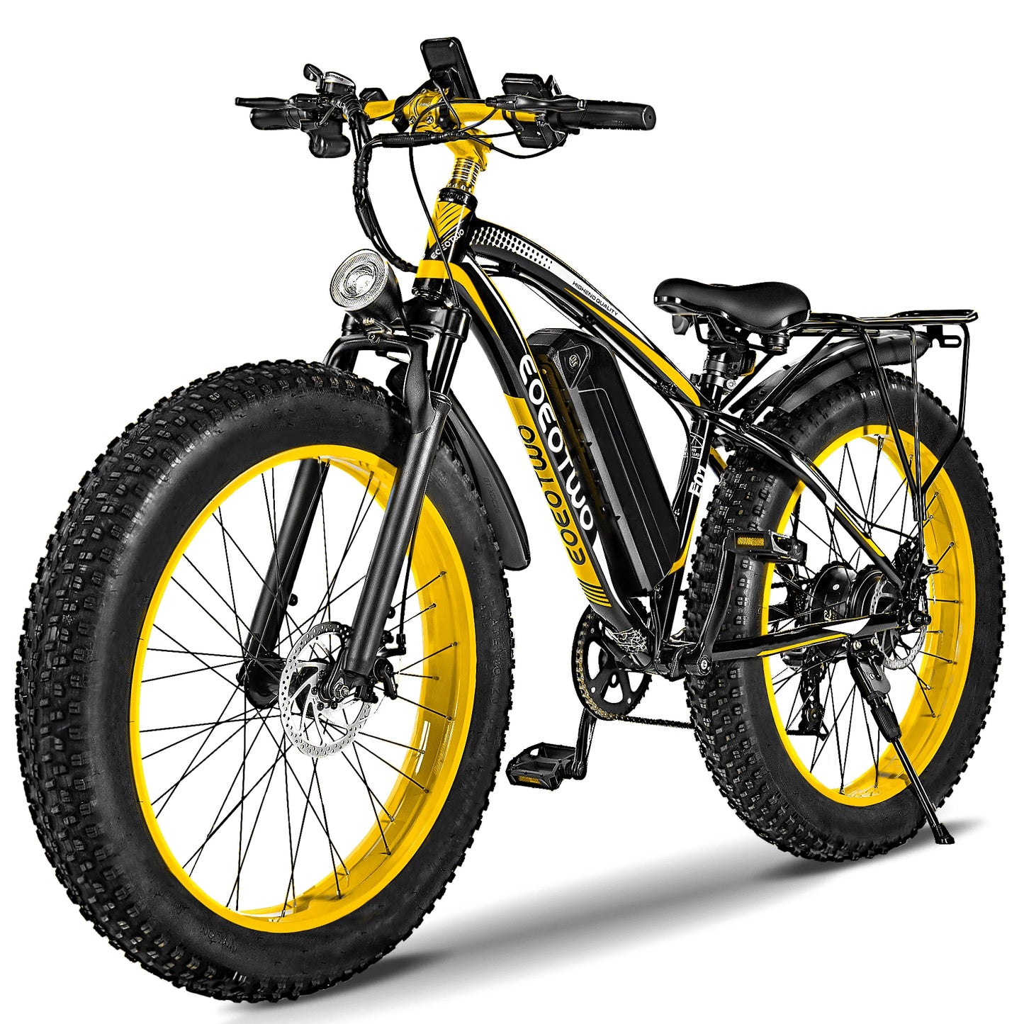 EOEOTWO Electric Bike for Adults,1500W Peak Ebike,34MPH 60Miles Electric Mountain Bike,26'' Fat Tire Electric Bicycle,7 Speed