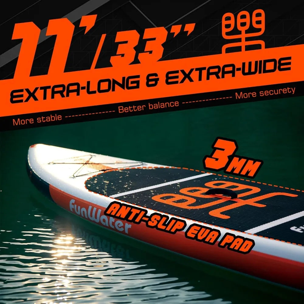 Ultra-Light Inflatable Paddle Board for Adults & Youth, Stable & Durable with Accessories