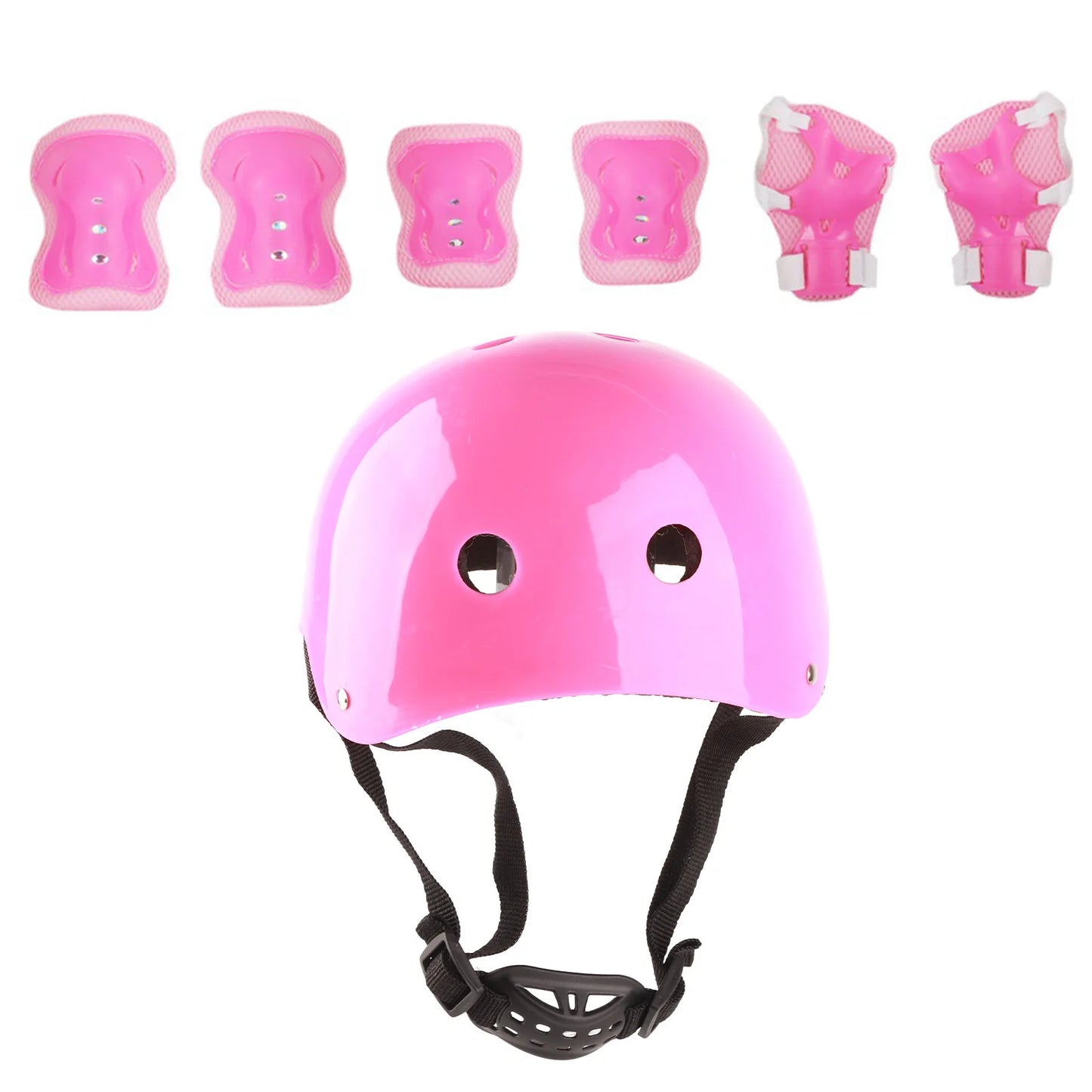 Kids Helmet Protective Gear Set Foam Elbow Knee Protector for Balance Car Scooter Roller Skating Kids Helmet Protective Gear Set