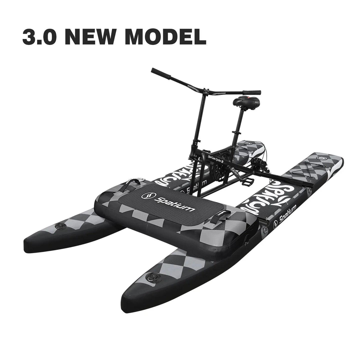 Spatium Water Bikes for Lake Inflatable Water Bike 3.0 Adult Inflatable Pontoon Water Bicycle  3-bladed Propeller Water Bike