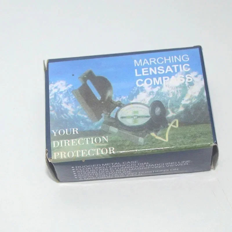 Waterproof High Precision Compass Outdoor Gadget Sports Hiking Mountaineering Professional Military Army Metal Sight