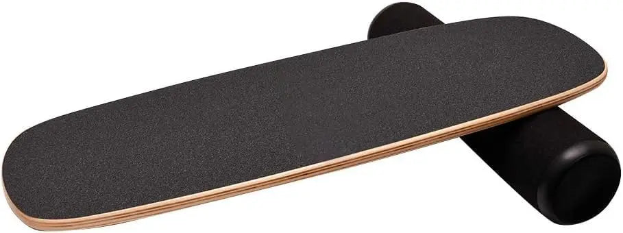 Balance Board with Adjustable Stoppers - 3 Distances, 300lbs Capacity for Surfing, Snowboarding, Skiing, Skateboarding
