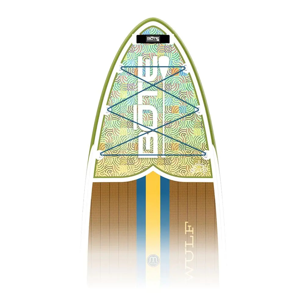 Wulf Aero Inflatable Stand Up Paddle Board Kit Includes Accessories Adjustable Paddle iSUP Travel Bag Blow Up Pump Safety SUP C