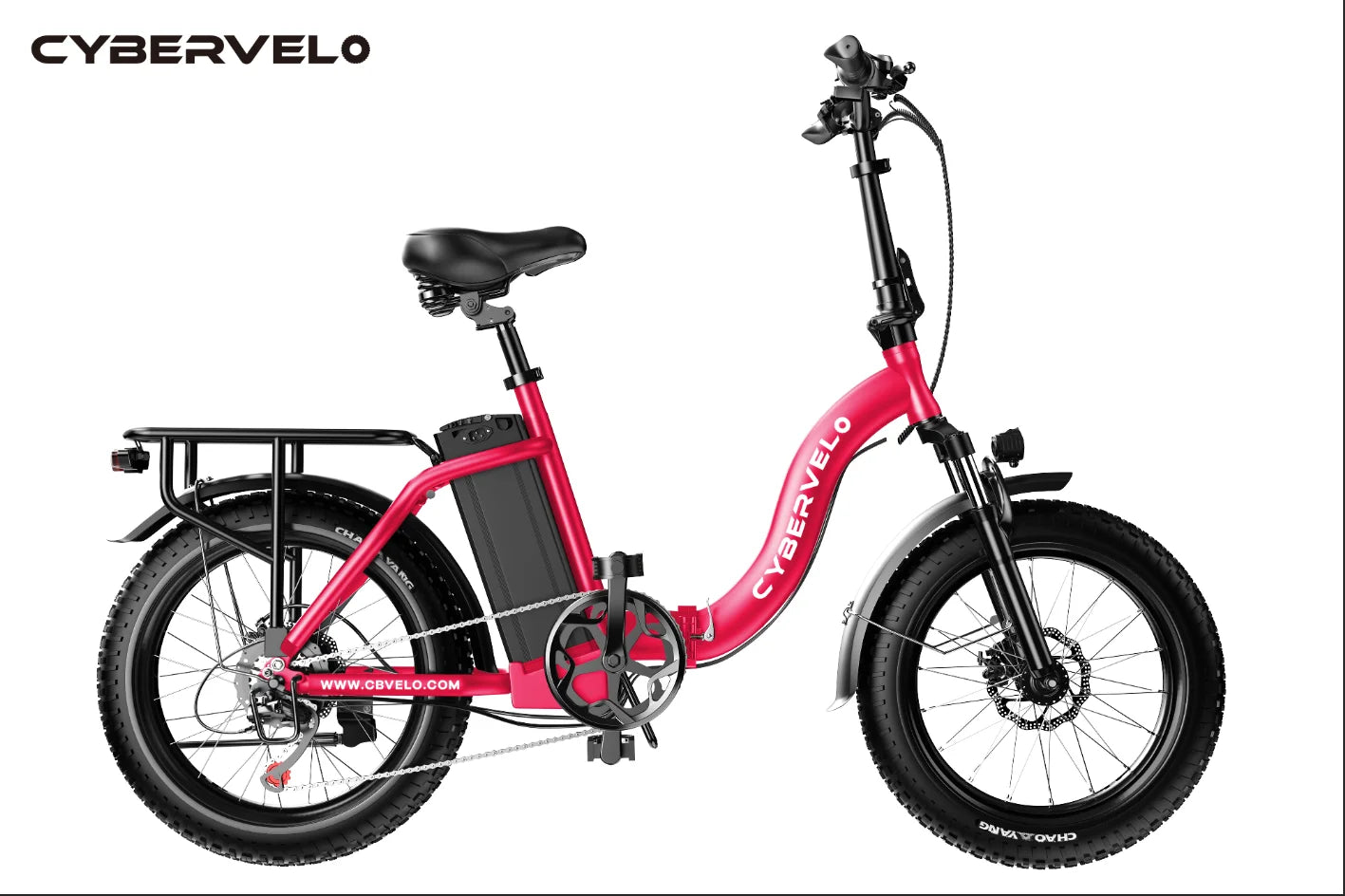 Cybervelo 1000W Folding Electric Bike, 48V 20.8AH Removable Battery for Adults,30+MPH 80 Miles Max Range, 20" Fat Tire Mars700
