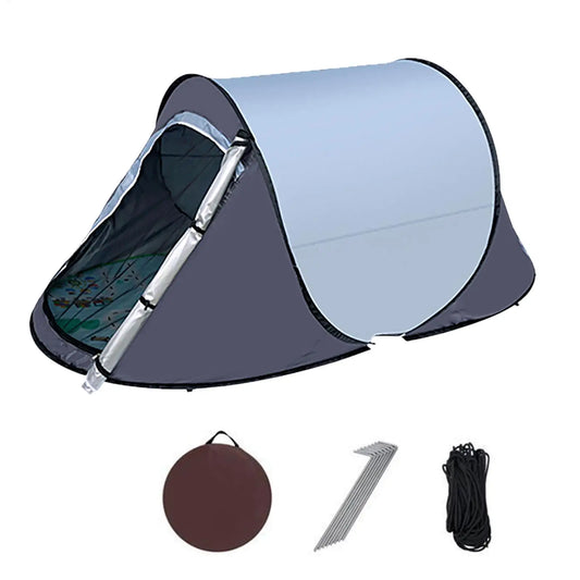 Hand-throw Automatic Open Camping Tent 1-2 Person Windproof Anti-mosquito Sunscreen Family Shelter Outdoor Beach Picnic tent