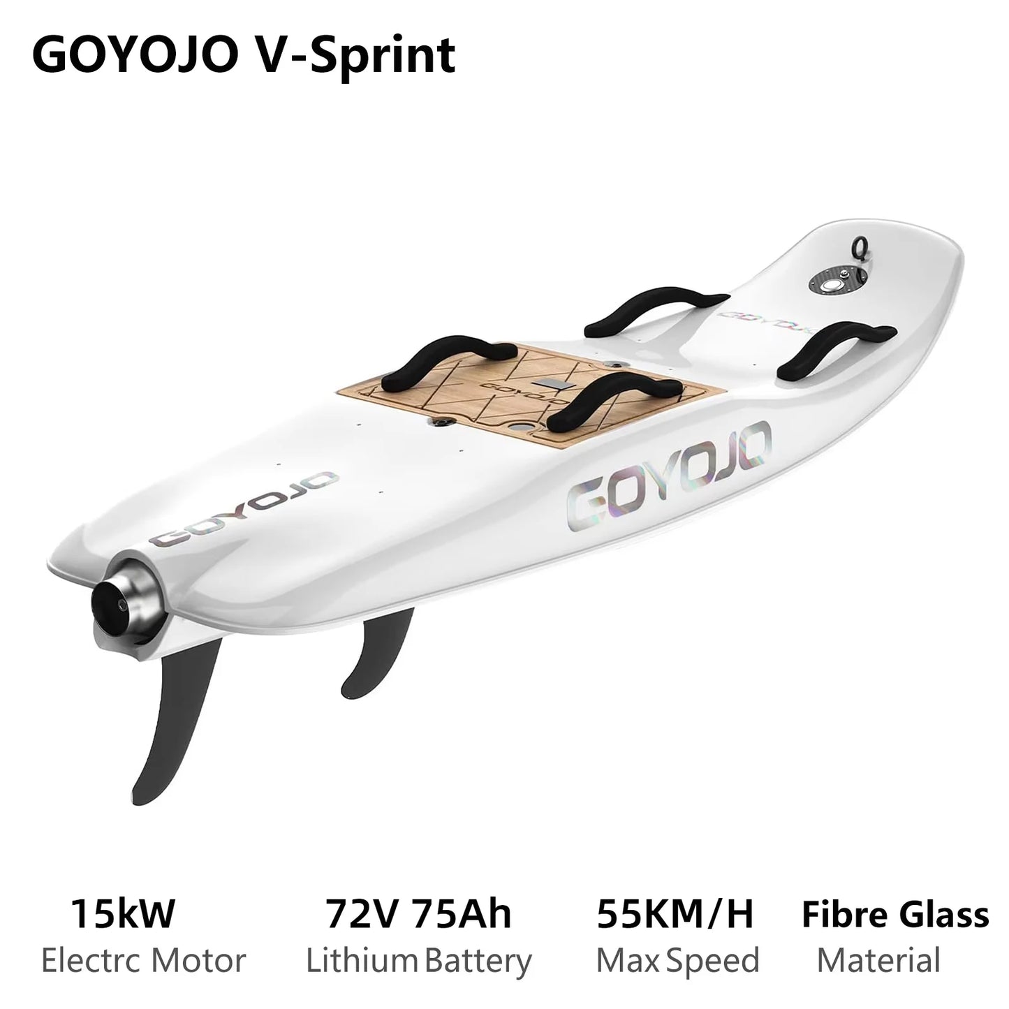 Carbon Fiber Water Electric Jet Surfboard For Adult, 15kw High Speed Surfing Electric Jetboards, With 3 Tail Smart Water Scoote