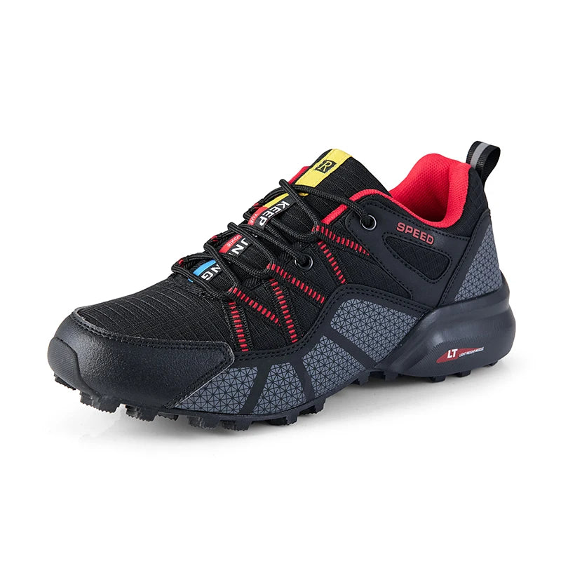 Men Women Hiking Shoes Waterproof Outdoor Trainers Lace-up Climbing Trekking Sneakers Mountain Walking Hunting Tactical Sneakers