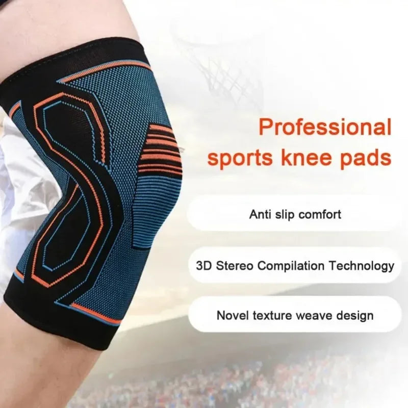 Knee Brace Compression Knee Pads Support Gym Sports Protector Basketball Volleyball Run Fitness Equipment Knee Protection