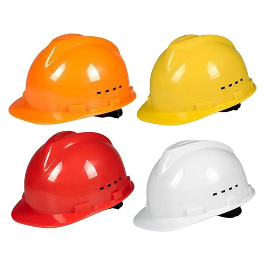 Safety Hard Hat Comfortable Cool Protective Vented Hard Hat Adjustable Head Protector Smash Absorbing Head Protection