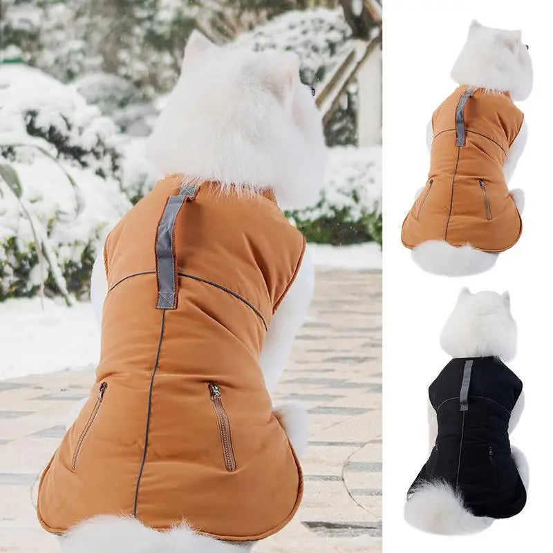 Winter Coat for Dogs Turtleneck Jacket Dog Pajamas Warm Dog Coat Puppy Outfits Dog Jacket Dog Clothes Cold Weather Coats