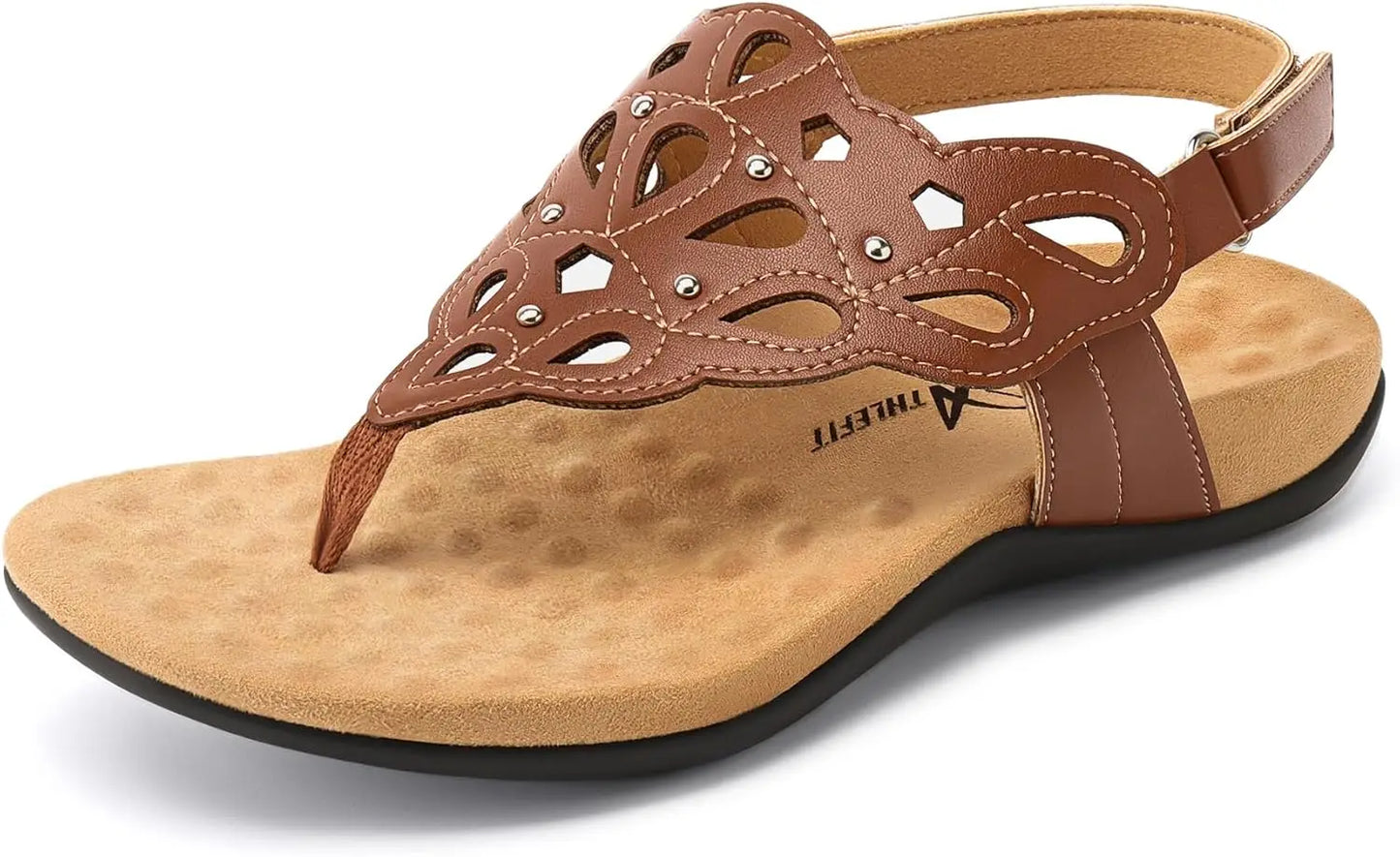 Orthopedic Sandals for Women Summer Adjustable Orthotic Thong Sandals with Arch Support