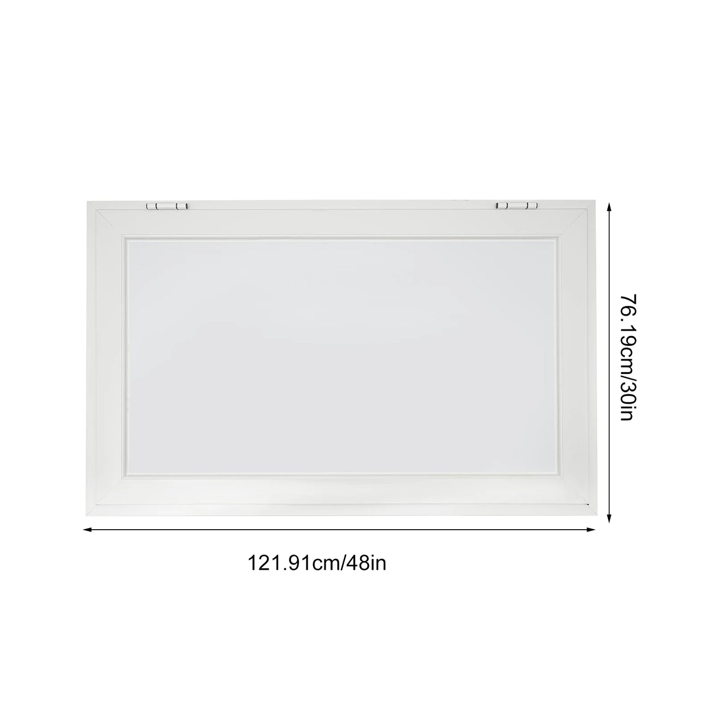 48"L x 30"W Food Truck Concession Stand Serving Window Awning w/ Hooks Waterproof Heavy-Duty UV-Resistant for Mobile Vendor Cart