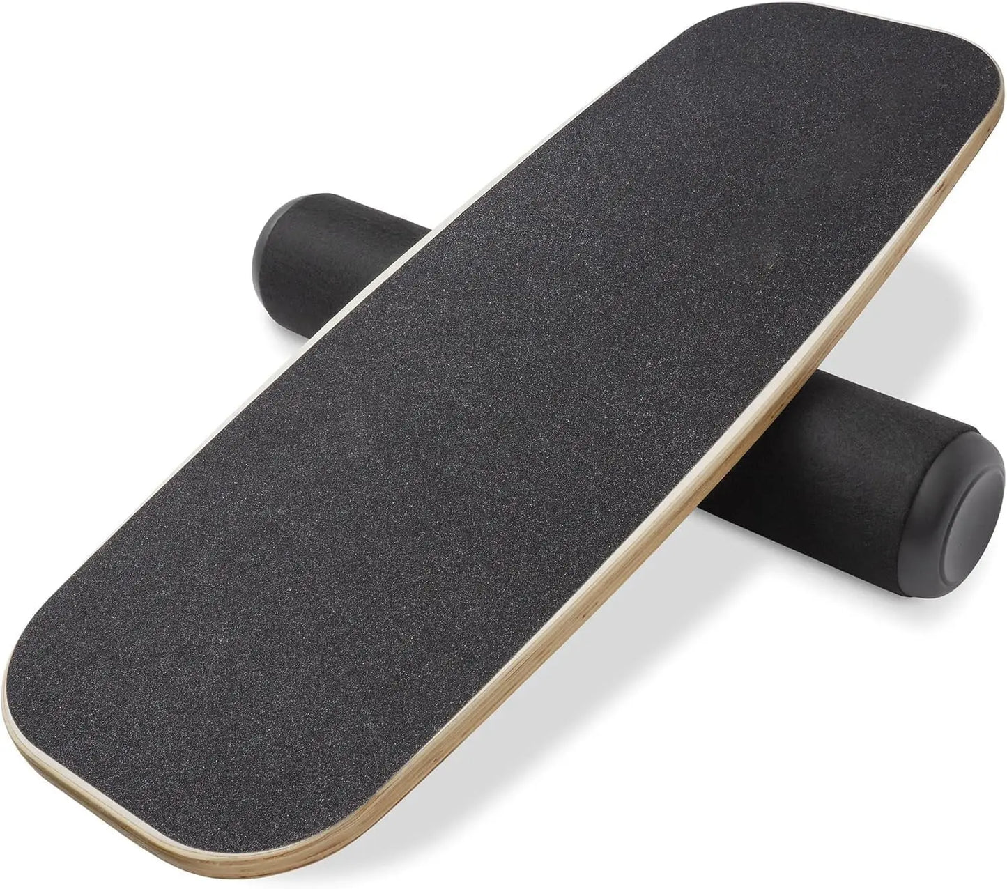 Balance Board with Adjustable Stoppers - 3 Distances, 300lbs Capacity for Surfing, Snowboarding, Skiing, Skateboarding