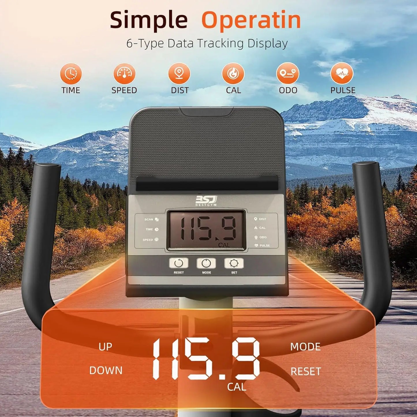 Recumbent Exercise Bike, Recumbent Stationary Bike for Home, Recumbent Bike 350LBS Weight Capacity, Magnetic, Customized