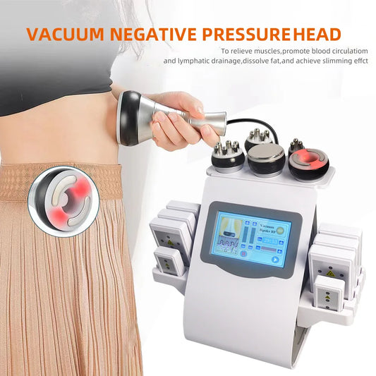Nourishbelle 6in1 40K Ultrasonic Cavitation Machine for Weight Loss&Skin Tightening - Fast delivery from US warehouse + Free Gel